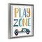 Stupell Industries Play Zone Racecar Floating Frame, design by Susan Ball